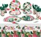 170 Pcs Hawaiian Luau Party Supplies Aloha Plates and Napkins Party Supplies ( 24 Guests)